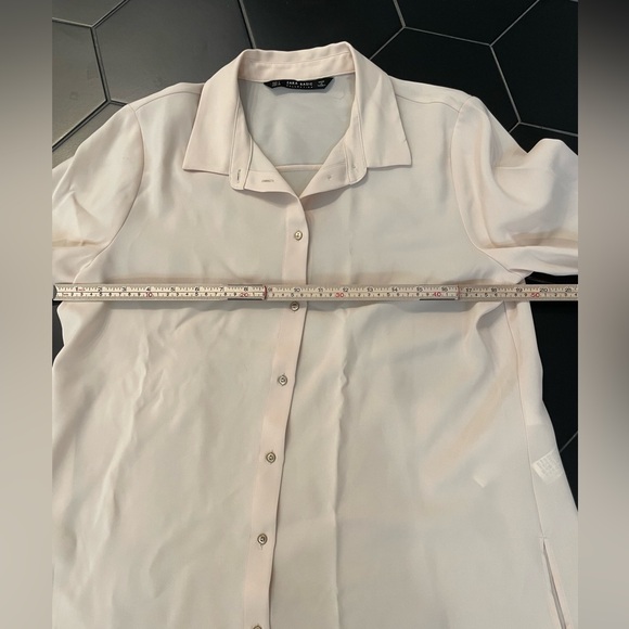 Zara button down blouse size large - Picture 9 of 10
